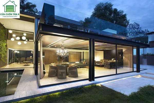 Điểm nhấn kiến trúc đột phá với hệ thống vách kính cường lực